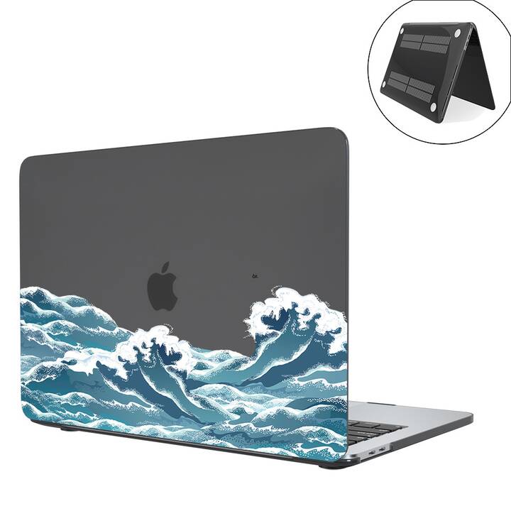 EG Hülle für MacBook Pro 13" (2020) - Blau - Welle