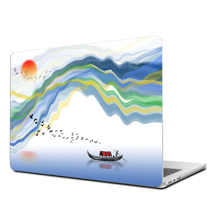 EG Hardcase (Macbook Air 15" M2 2023, Arte, Blu)