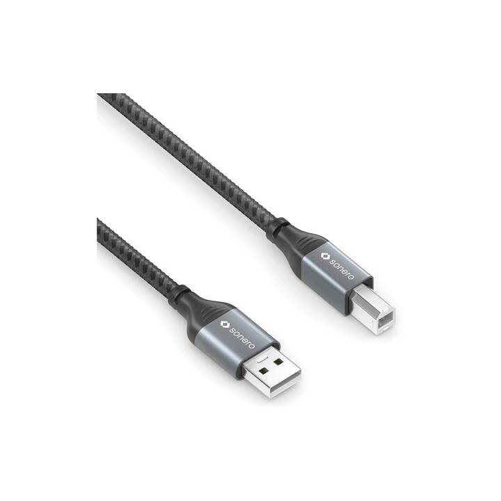 SONERO Câble USB (MicroUSB A, MicroUSB de B, 3 m)