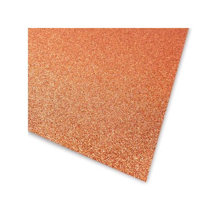 URSUS Carta glitterata (Arancione, Albicocco, A4, 10 pezzo)