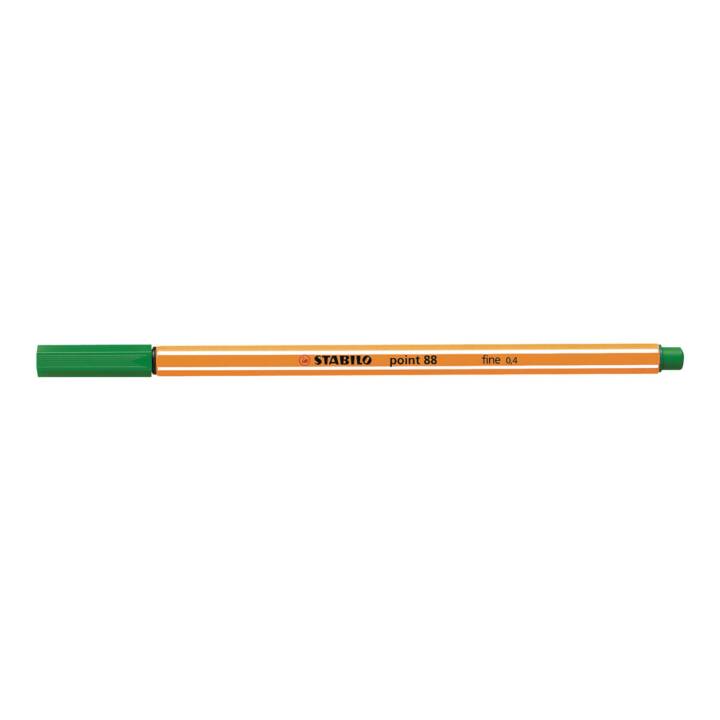 STABILO point 88 Penna a fibra (Verde, 1 pezzo)
