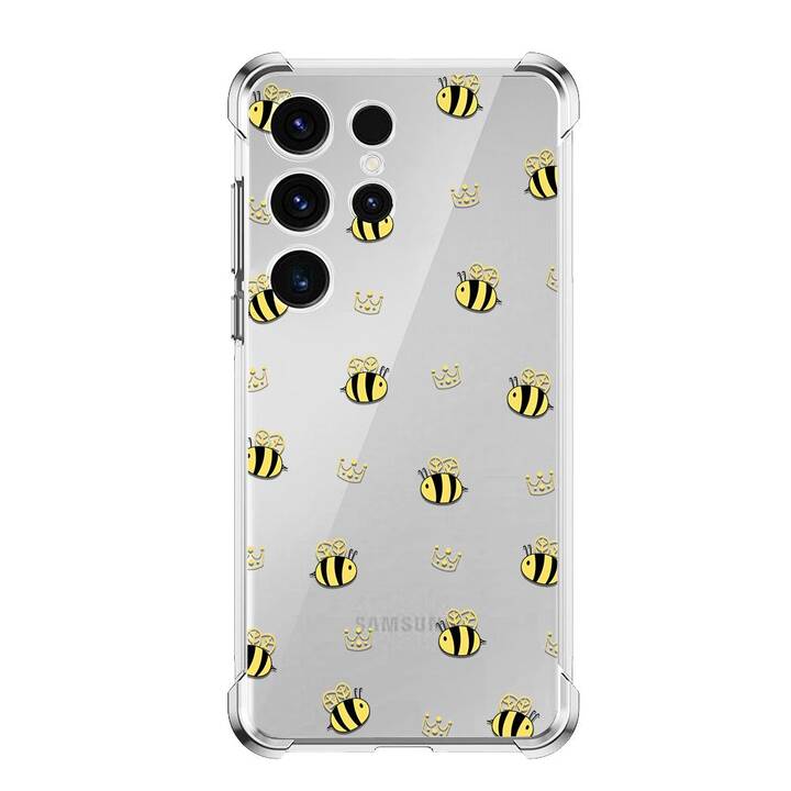 EG Backcover (Galaxy S23 Ultra, Bienen, Transparent)