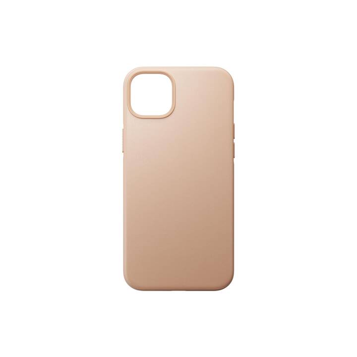 NOMAD GOODS Backcover Modern Leather (iPhone 14 Plus, Einfarbig, Beige)