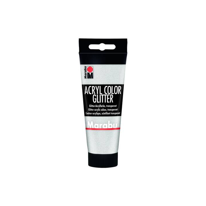 MARABU Couleur acrylique (100 ml, Argent, Transparent, Gris, Noir, Blanc)