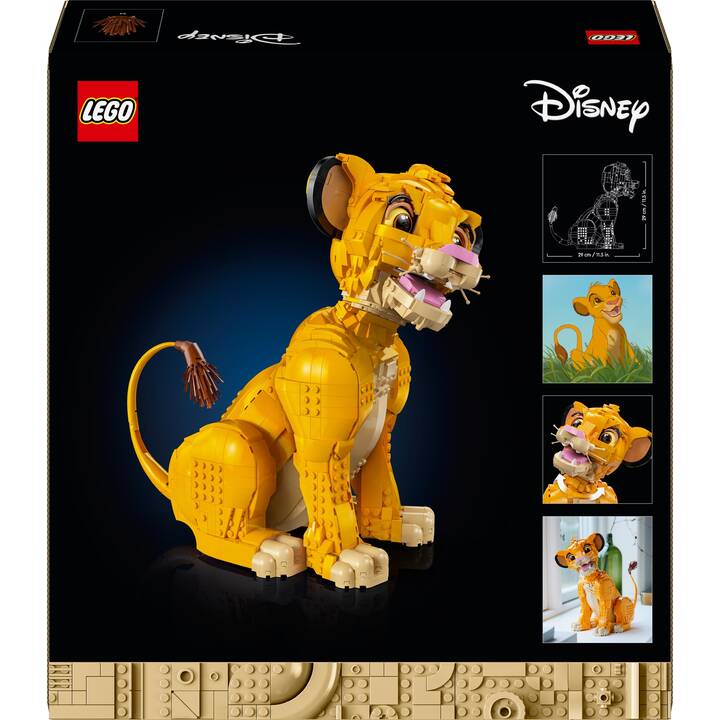 LEGO Disney Giovane Simba, Re Leone (43247)