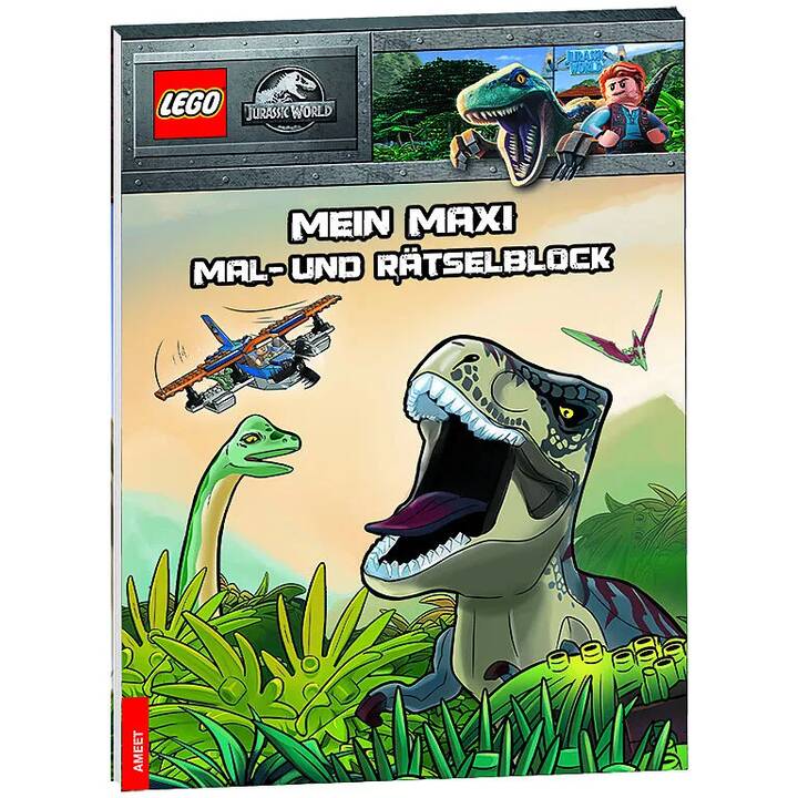 LEGO Jurassic World? - Mein Maxi Mal- und Rätselblock
