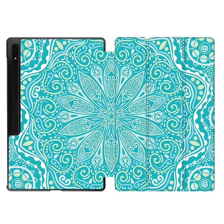 EG Custodia (11", Galaxy Tab S9, Mandala, Verde)