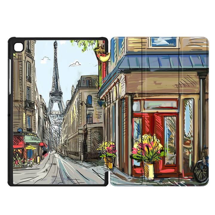 EG cover per Samsung Galaxy Tab A7 Lite 8.7" (2021) - blu - pittura parigi