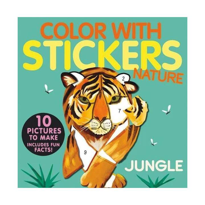 Color with Stickers: Jungle