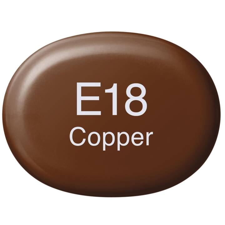 COPIC Marqueur de graphique Sketch E18 Copper (Brun, 1 pièce)