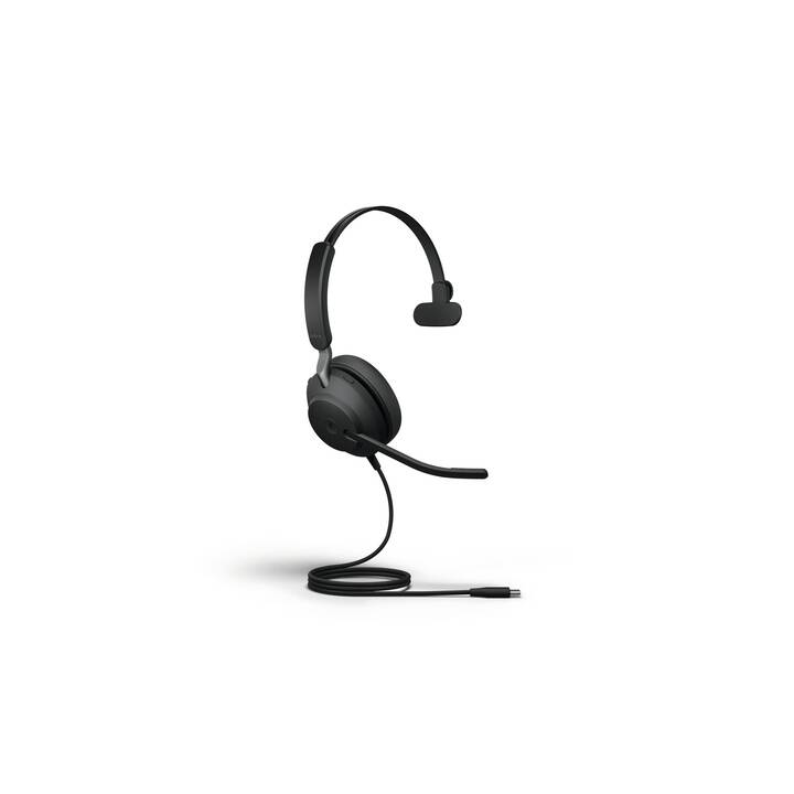 JABRA Office Headset Evolve2 40 SE (On-Ear, Kabel, Schwarz)