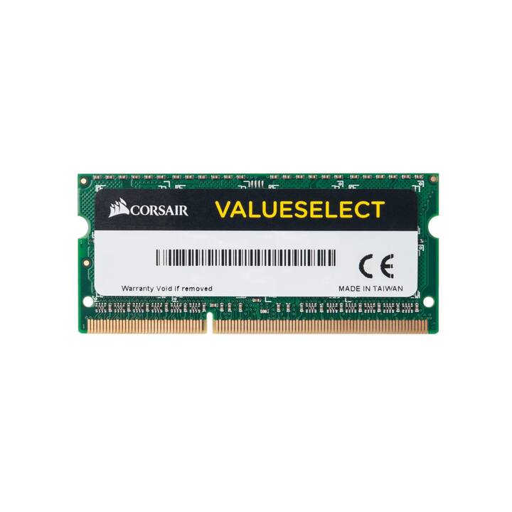 CORSAIR ValueSelect (1 x 4 GB, DDR3-SDRAM 1600.0 MHz, SO-DIMM 204-Pin)