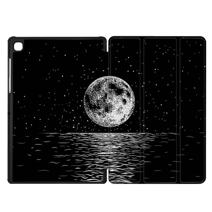 EG coque pour Samsung Galaxy Tab A7 Lite 8.7" (2021) - noir - planète