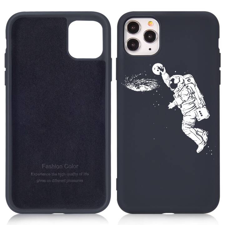 EG cover posteriore per iPhone 13 Pro 6.1" (2021) - nero - astronauta