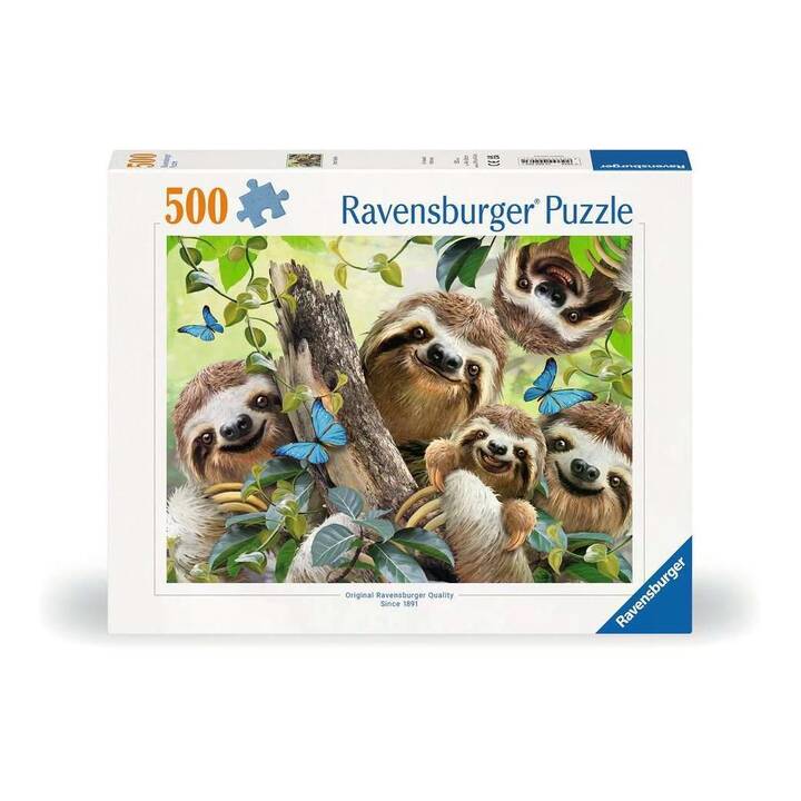 RAVENSBURGER Faultier Selfie Puzzle (500 Parti)