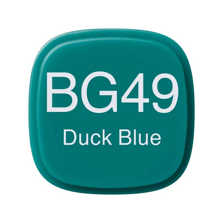 COPIC Marqueur de graphique Classic BG49 Duck Blue (Bleu, 1 pièce)