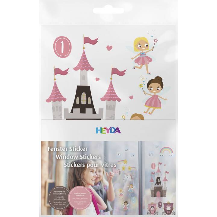 HEYDA Sticker (Prinzessin, Regenbogen, Einhorn)