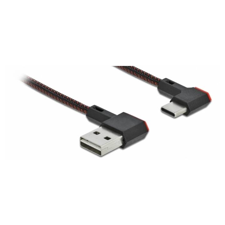 DELOCK Easy USB-Kabel (USB 2.0 Typ-A, USB 2.0 Typ-C, 0.5 m)