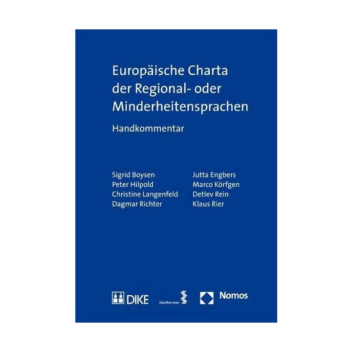 Europäische Charta der Regional- oder Minderheitensprachen