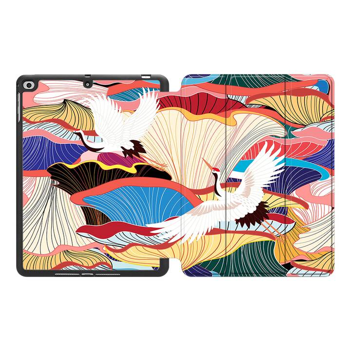 EG MTT Coque pour Apple iPad 10.2" 2019 - Cigogne Japonaise