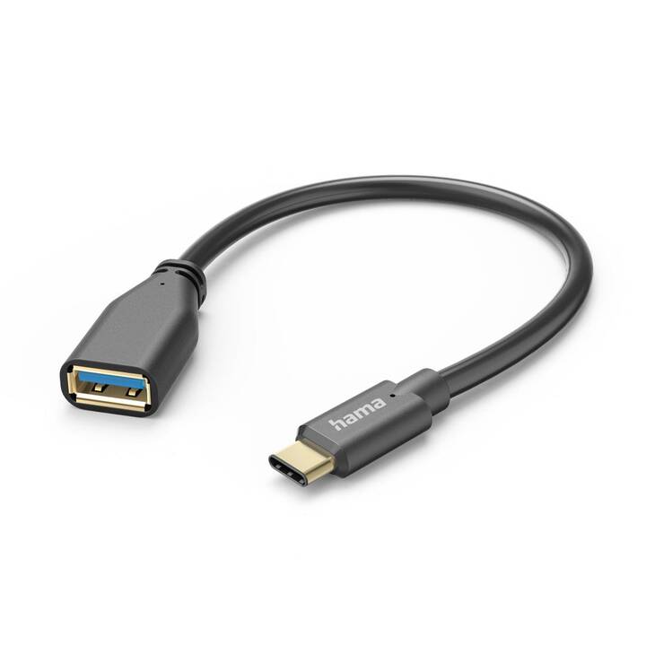 HAMA 00125105 USB-Kabel (USB Typ-A, USB Typ-C, 0.15 m)