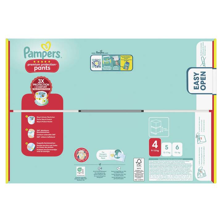 PAMPERS Premium Protection Pants 4 (Maxi Pack, 80 Stück)