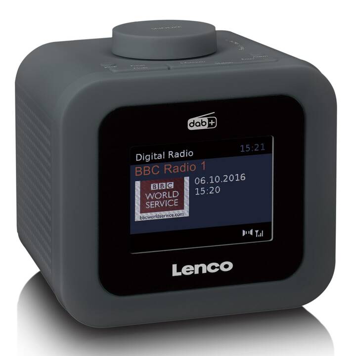 LENCO CR-620 GR Radiowecker (Grau)
