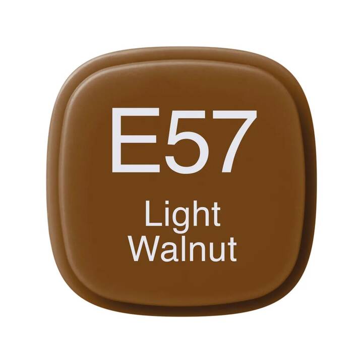 COPIC Marqueur de graphique Classic E57 Light Walnut (Brun, 1 pièce)