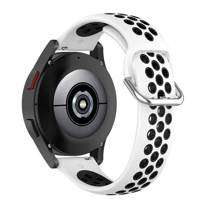 EG Bracelet (Samsung Galaxy Galaxy Watch4 40 mm, Noir, Blanc)