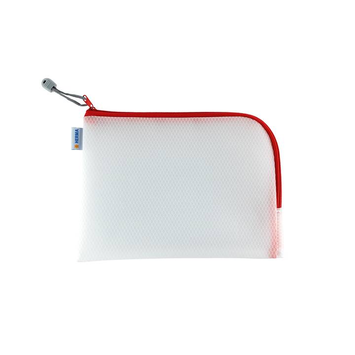 HERMA Trousse (Transparent, Rouge)