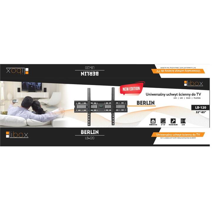 LIBOX Supporto a muro per TV Berlin (37" – 70")