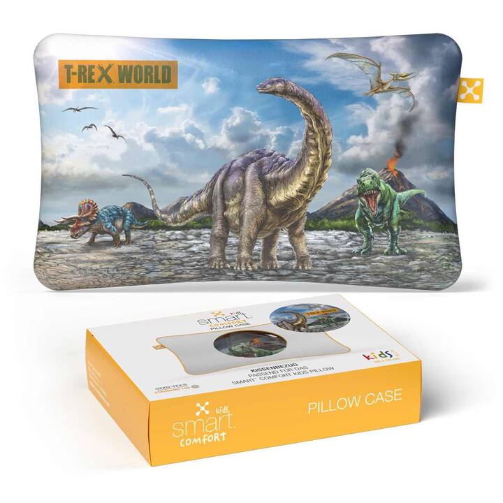 SMARTSLEEP Federa Comfort T-Rex-World (Dinosauro, Cotone)