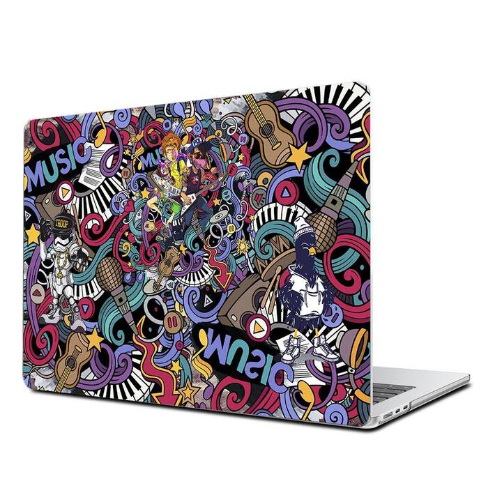 EG Hardcase (Macbook Air 15" M3 2024, Kunst, Mehrfarbig)