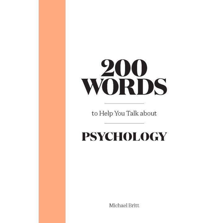 200 Words to Help You Talk About Psychology