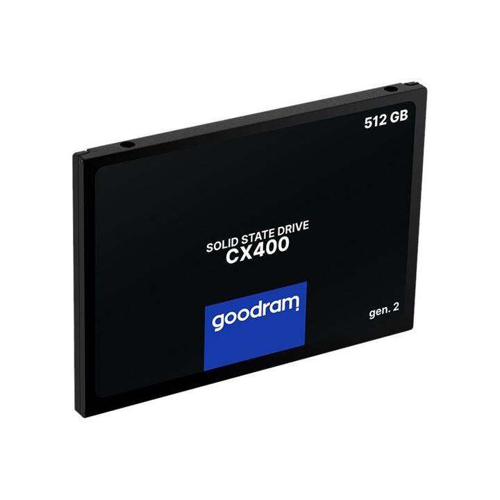GOODRAM CX400 Gen.2 (SATA-III, 512 GB, Schwarz)