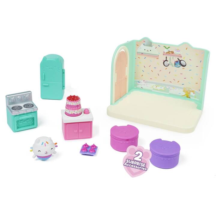 SPINMASTER Gabby's Dollhouse Deluxe Rooms Katze