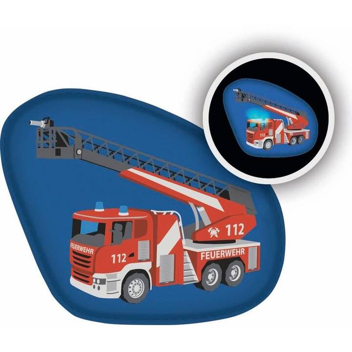 STEP BY STEP Applicazione magnetica Fire Engine Buzz (Blu, Rosso)