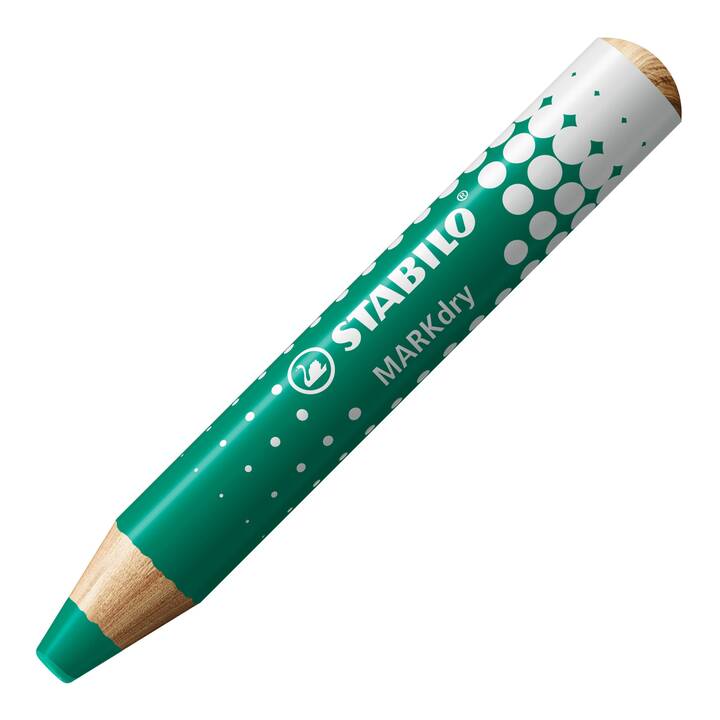 STABILO Crayons de couleur MARKdry (Vert, 1 pièce)