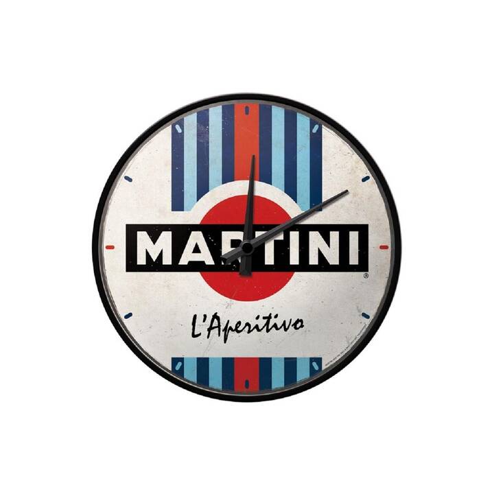 NOSTALGIC ART Martini Orologio da parete (Analogico, 31 cm)