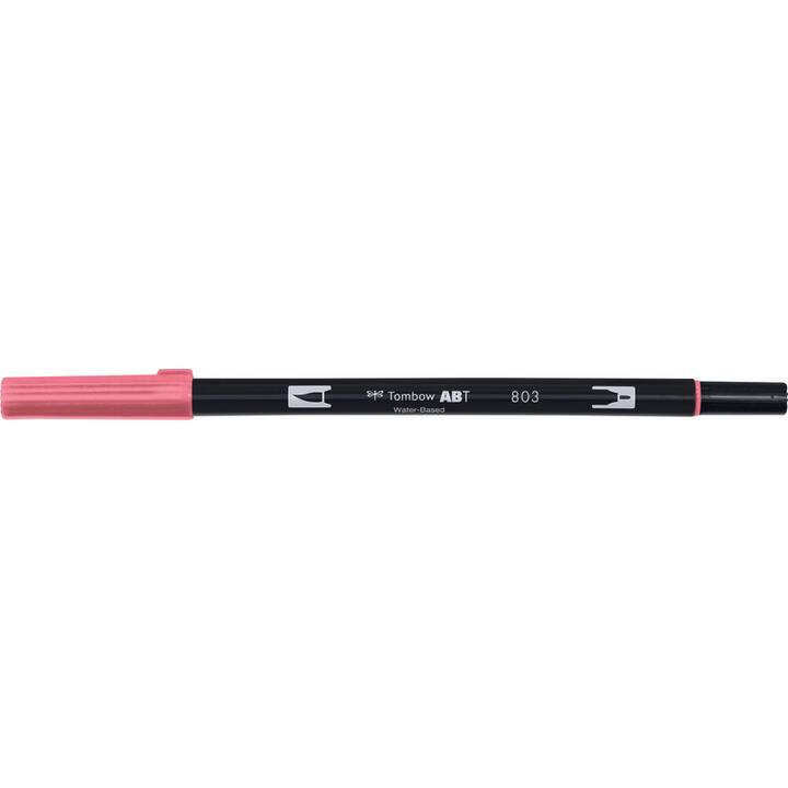 TOMBOW Dual Brush ABT 803 Crayon feutre (Rose punch, 1 pièce)