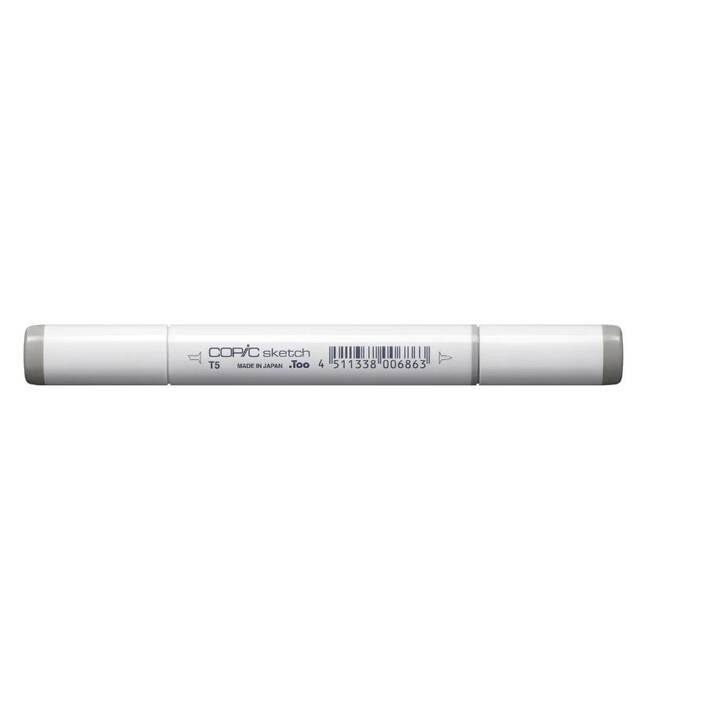 COPIC Marcatori di grafico Sketch T-5 Toner Gray No.5 (Grigio, 1 pezzo)