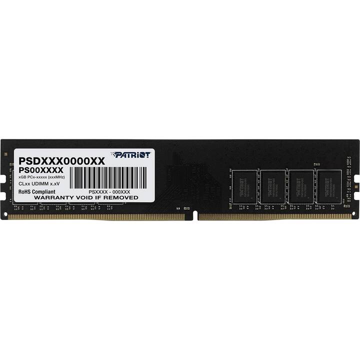 PATRIOT MEMORY Signature PSD432G32002 (1 x 32 Go, DDR4 3200 MHz, DIMM 288-Pin)