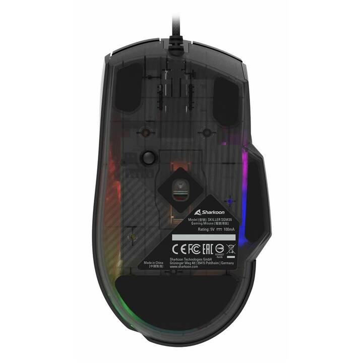 SHARKOON Skiller SGM35 Mouse (Cavo, Universale)
