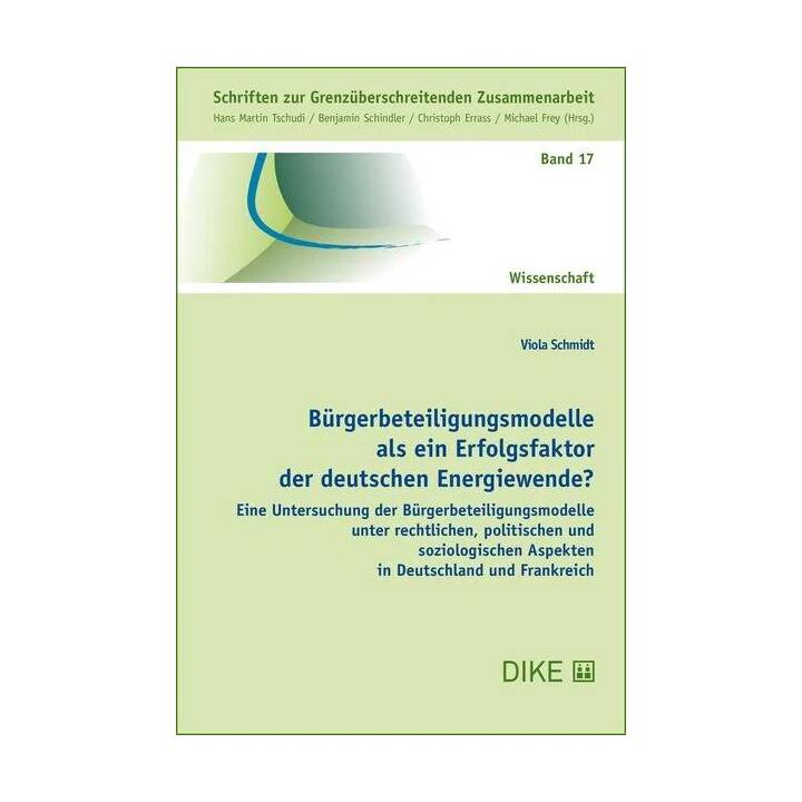 Bürgerbeteiligungsmodelle als ein Erfolgsfaktor der deutschen Energiewende?