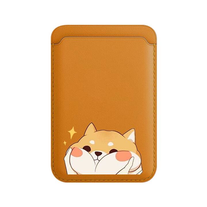 EG Porte-cartes magnétique MagSafe (iPhone 13, iPhone 12, Orange)