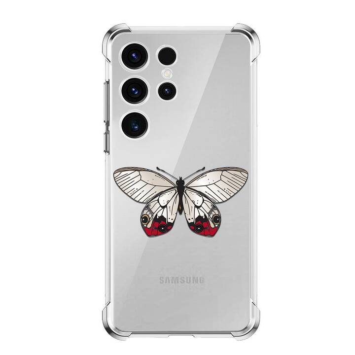 EG Backcover (Galaxy S23 Ultra, Papillon, Transparent)