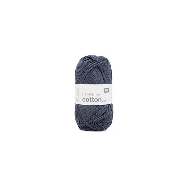 RICO DESIGN Wolle (50 g, Blaugrau, Blau)
