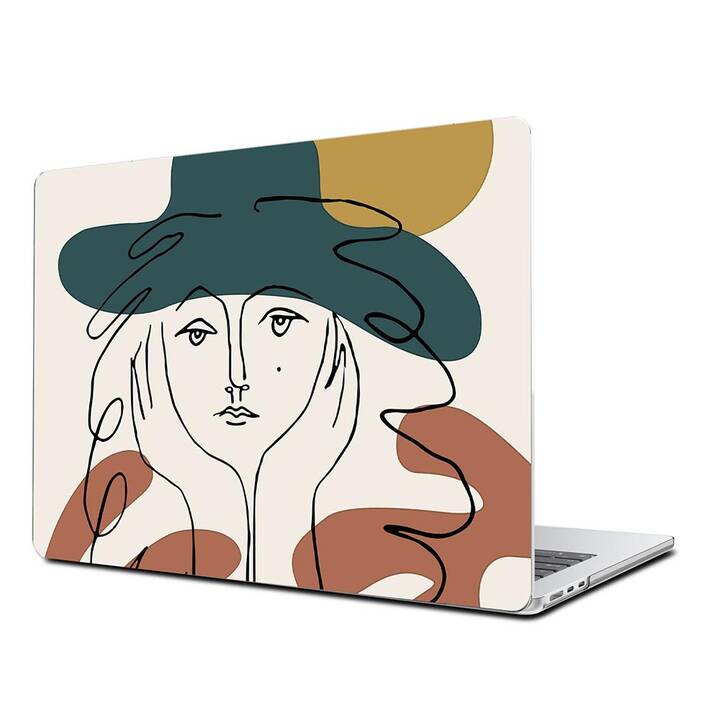 EG Coque rigide (Macbook Air 15" M2 2023, Art, Brun)