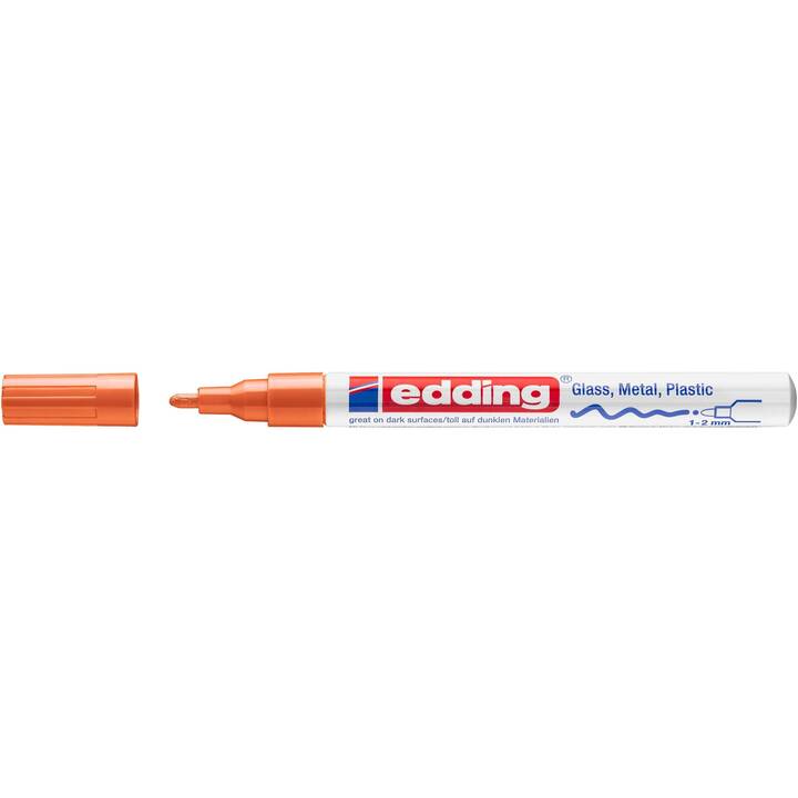 EDDING Permanent Marker 751 Crea (Orange, 1 Stück)