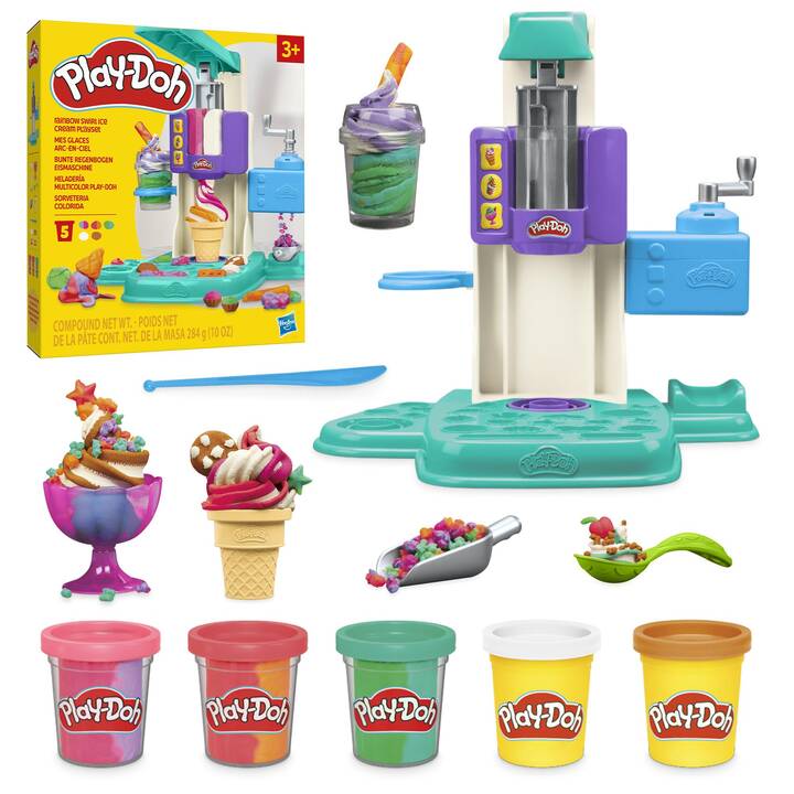 PLAY-DOH Swirl Ice Cream Playset Knetwerkzeug